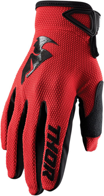 Youth Sector Gloves - Red - Medium - Lutzka's Garage