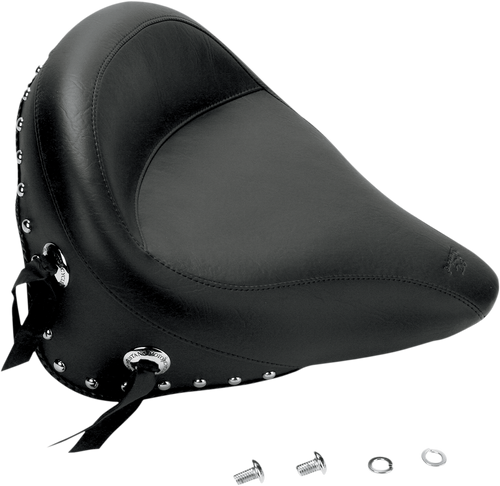 Mustang Wide Studded Solo Seat - FXST '00-'05