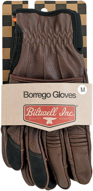 Borrego Gloves - Chocolate - Small - Lutzka's Garage
