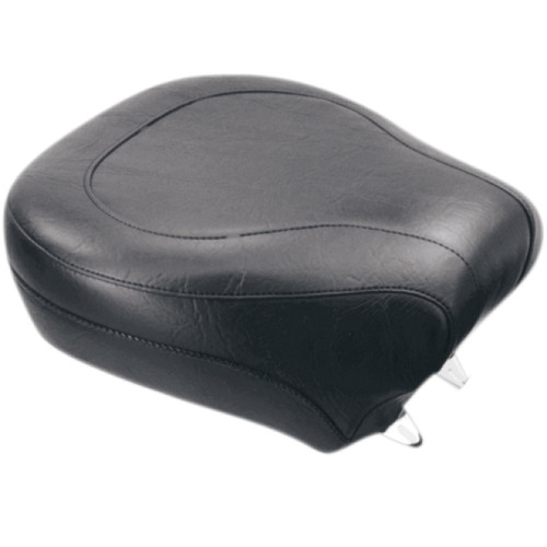 Mustang #75764 - Wide Rear Seat - Smooth - Black - Softail '84-'99