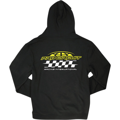 PRO Circuit #6511920-030 - Racer Zip Hoodie - Black - Large