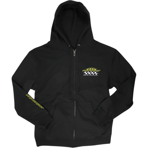 PRO Circuit #6511920-030 - Racer Zip Hoodie - Black - Large