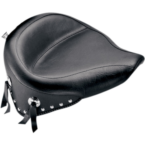 Mustang #75506 - Wide Studded Solo Seat - Softail '84-'99