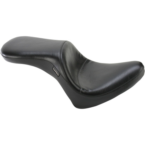 LE Pera #LN-910S - Maverick Seat - without Backrest - Smooth - Black - Softail '84-'99