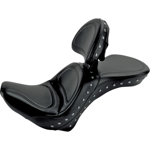 Saddlemen #800-23-040 - Explorer Special Seat - w/ Backrest - FLSTC '06-'17