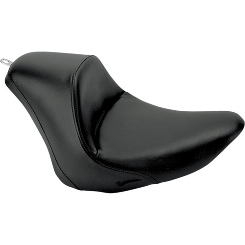 Saddlemen #806-12-0021 - Heels Down Solo Seat - Without Backrest - Plain - Black - FB
