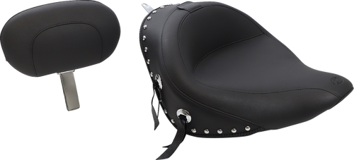 Studded Solo Seat - Drivers Backrest - Softail 06-10