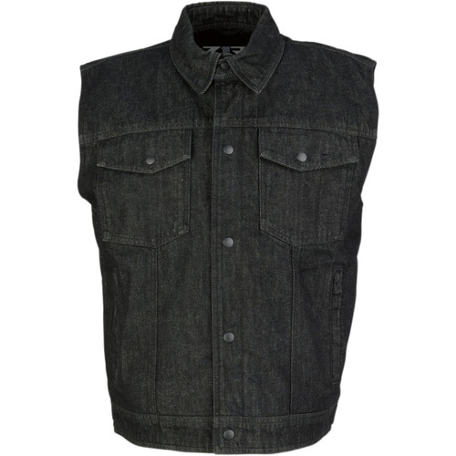 Z1R - Denim Vest - Black - XL