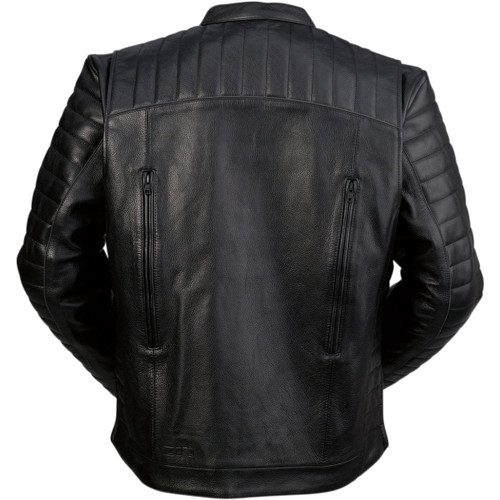 Z1R - Artillery Leather Jacket - Black - XL