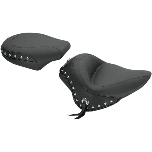 Mustang #76750 - Touring Studded Solo Seat - FXS