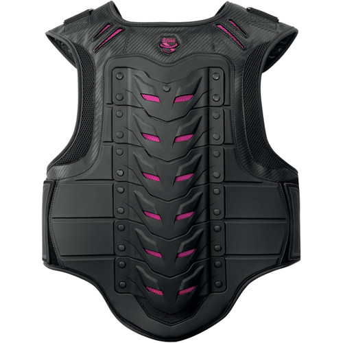 Icon - Women's Field Armor Stryker™ Vest - Black/Pink - S/M