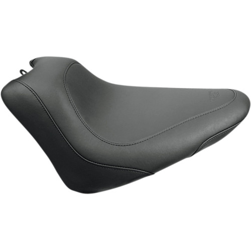 Mustang #76760 - Seat - Wide Tripper™ Solo - without Backrest - Smooth - Black
