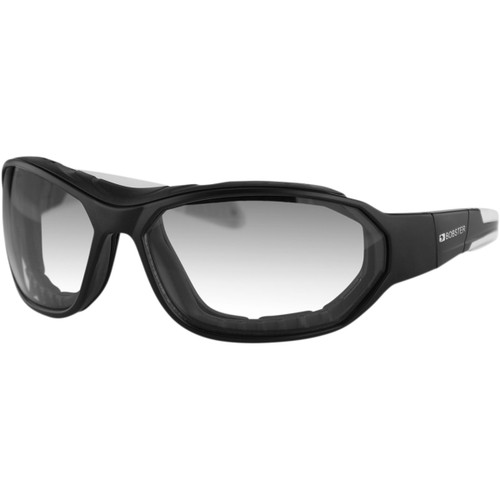 Bobster #BFOR001T - Force Convertible Sunglasses - Matte Black - Clear Photochromic Lens