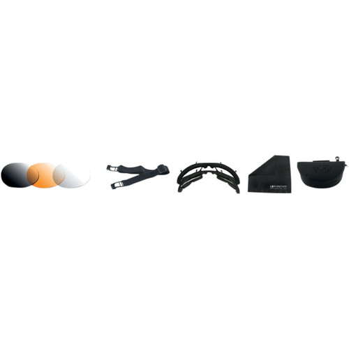 Bobster #BRA201 - Raptor II Sunglasses - Matte Black - Interchangeable Lens