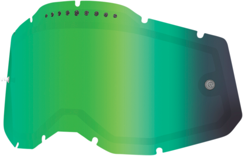 Accuri 2/Racecraft 2/Strata 2 Dual Lens - Vented - Green Mirror - Lutzka's Garage