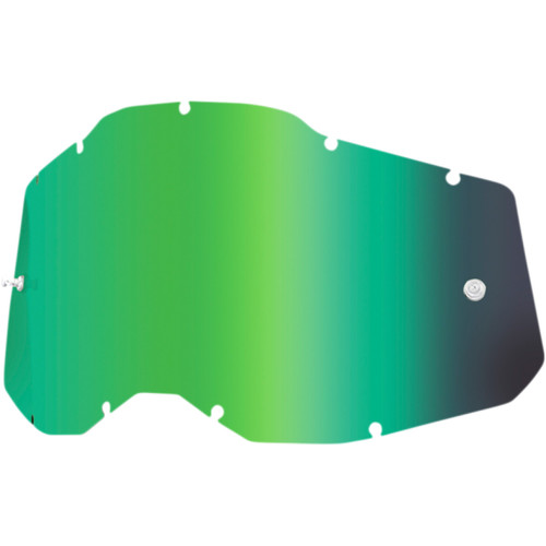 100% #59078-00003 - Accuri 2/Racecraft 2/Strata 2 Lens - Green Mirror