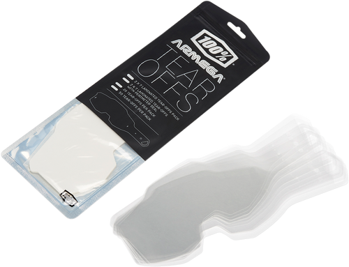 100% Armega Tear-Offs - 20 Pack