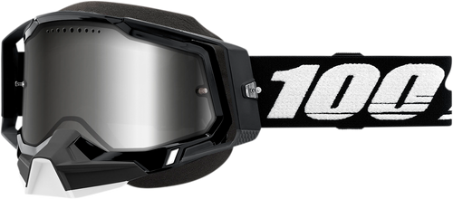 Racecraft 2 Snow Goggles - Black - Silver Mirror - Lutzka's Garage