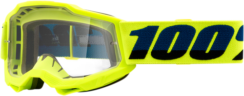 Youth Accuri 2 Goggles - Fluo Yellow - Clear - Lutzka's Garage