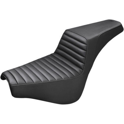 Saddlemen #818-30-171 - Step-Up Seat - Front Tuck-n-Roll - Black - FX '18-'24