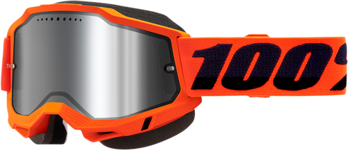 Accuri 2 Snow Goggles - Neon Orange - Silver Mirror - Lutzka's Garage