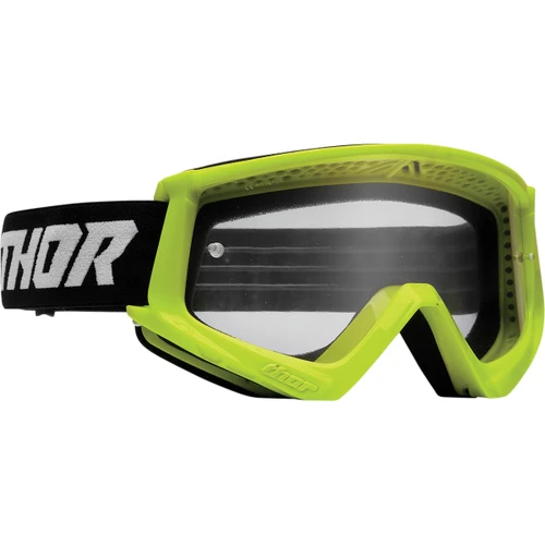 Thor - Combat Goggle - Racer - Flo Acid/Black - Clear Lens
