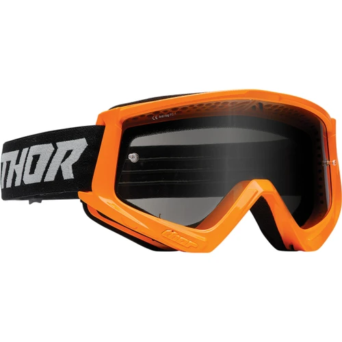 Thor - Combat Sand Goggle - Racer - Flo Orange/Gray - Smoke Lens