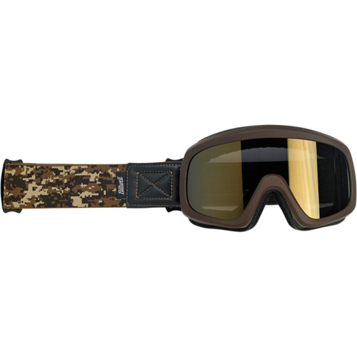 Biltwell #2111-5822-009 - Overland 2.0 Goggle - Grunt - Desert Camo - Bronze Lens
