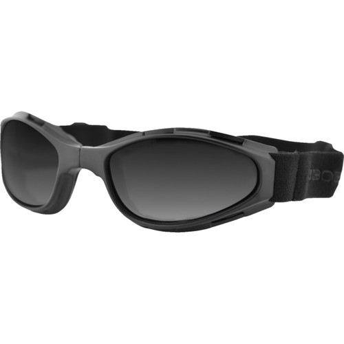 Bobster #BCR001 - Crossfire Goggle - Matte Black - Smoke Lens
