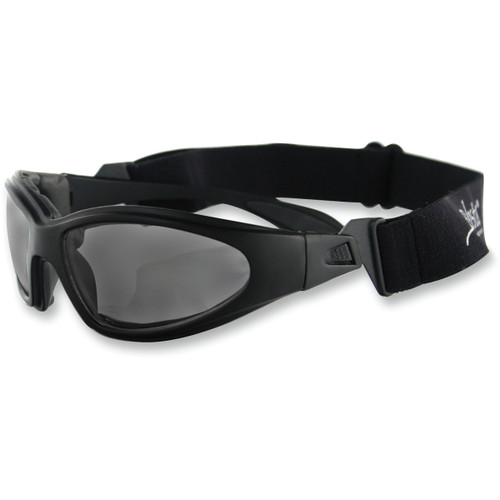 Bobster #GXR001 - GXR Goggle/Sunglasses - Matte Black - Smoke Lens