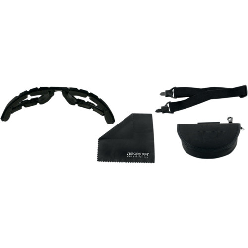 Bobster #BDG001 - Road Master Convertible Sunglasses - Gloss Black - Smoke Photochromic Lens