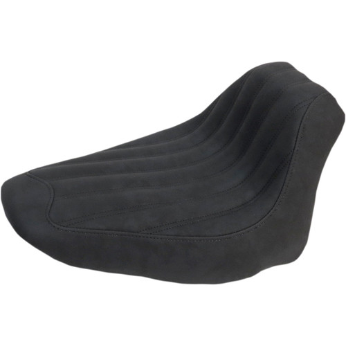 Saddlemen #806-15-0023 - Knuckle Solo Seat - Ribbed - Black - FLST '06-'17