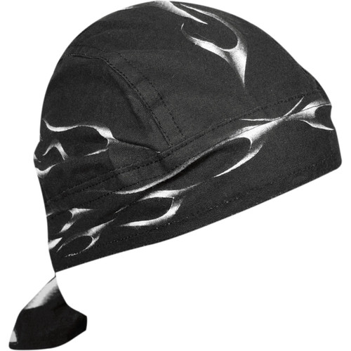 ZAN Headgear #Z353 - Flydanna® Head Wrap - Black Tank Flame