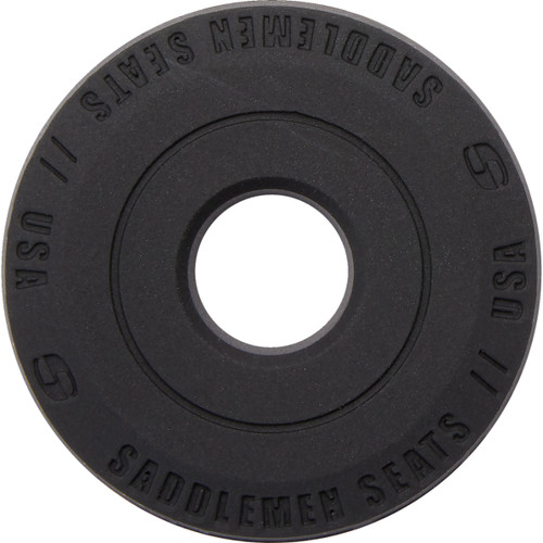 Saddlemen #806-12-0162 - Dominator Pillion Pad - Standard Reach - Black w/ Gray Stitching - FL/FX '06-'17