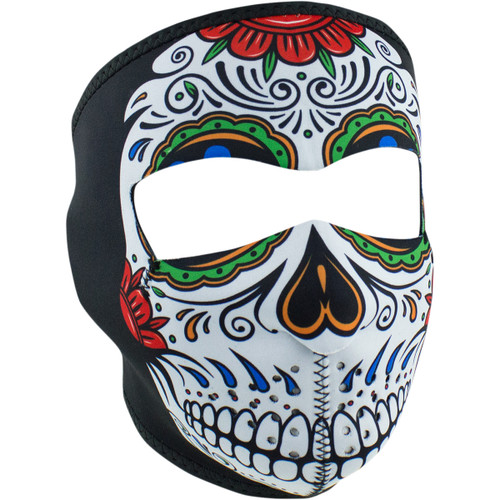 ZAN Headgear #WNFM413 - Full-Face Mask - Muerte Skull
