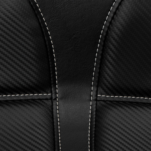 Saddlemen #806-15-0042 - Dominator Solo Seat - w/o Backrest - Black w/ Gray Stitching - FLSTC/N '06-'17