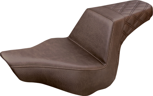 Step Up Seat - Passenger Lattice Stitched - Brown - FXSB