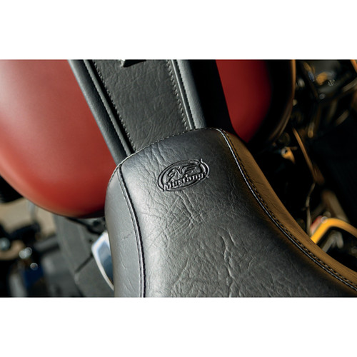 Mustang #75880 - Max Profile Solo Touring Seat - without Driver Backrest - Black - Original - FLHC/FLDE