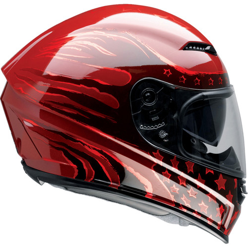 Z1R - Jackal Helmet - Patriot - Red - Medium