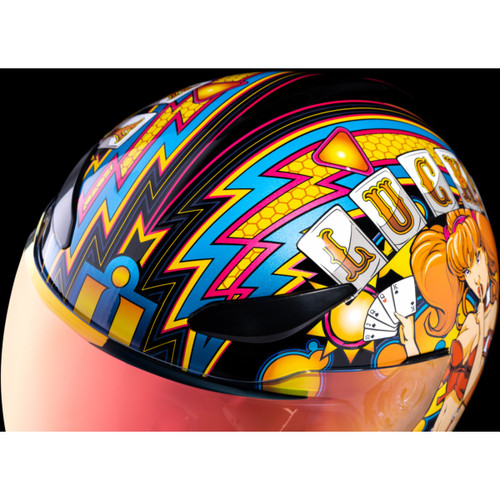 Icon - Domain™ Helmet - Lucky Lid 4 - Red - Medium