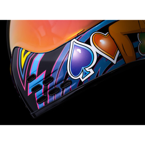 Icon - Domain™ Helmet - Lucky Lid 4 - Red - 3XL