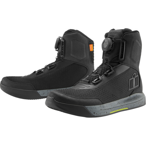 Icon - Overlord™ Vented Boots - Black - US 12 / EU 46
