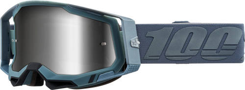 Racecraft 2 Goggles - Battleship - Silver Mirror - Lutzka's Garage