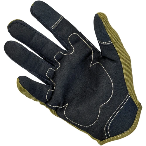 Biltwell #1501-0309-002 - Moto Gloves - Olive/Black - Small