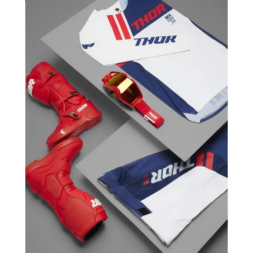 Thor - Activate Goggle - Red/White - Iridium Mirror Lens