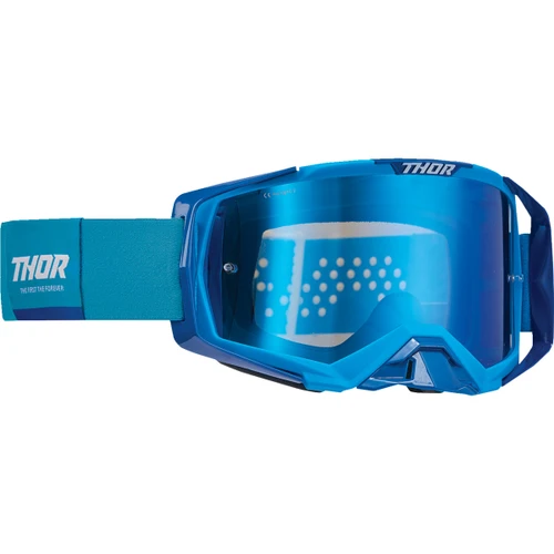 Thor - Activate Goggle - Blue/White - Blue Mirror Lens