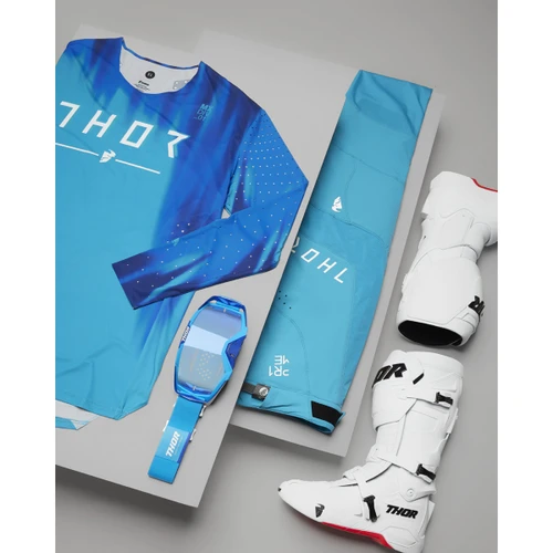Thor - Activate Goggle - Blue/White - Blue Mirror Lens