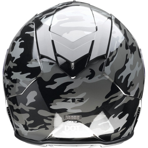 Z1R - Warrant Helmet - Camo - Black/Gray - Large