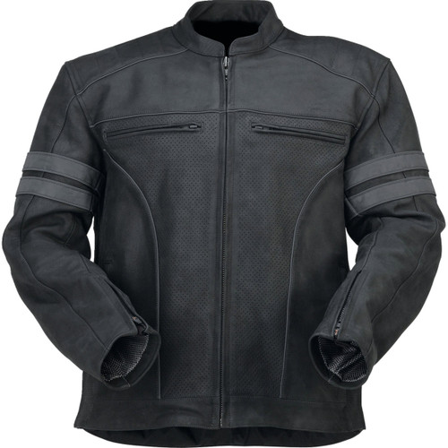 Z1R - Remedy Leather Jacket - Black - Medium