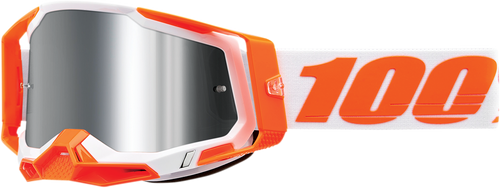 Racecraft 2 Goggles - Orange - Silver Flash Mirror - Lutzka's Garage